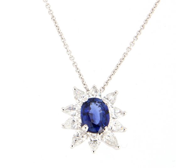 Necklace Crivelli Woman ZAFFIRO in Gold Zaffiro 1.99 Ct 70058246 - 70058246